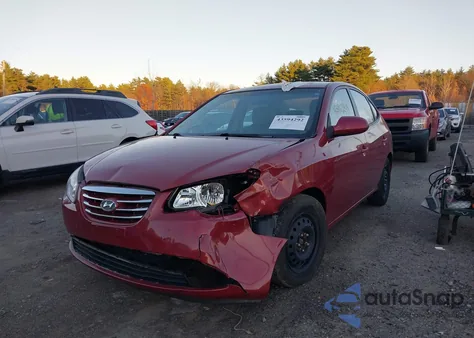 2010 Hyundai Elantra Gls from USA, damaged, VIN KMHDU4AD9AU885562